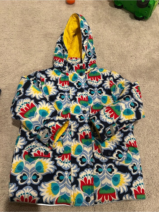 Hanna Andersson Other - Hanna Andersson winter jacket quilted interior abstract print size 110